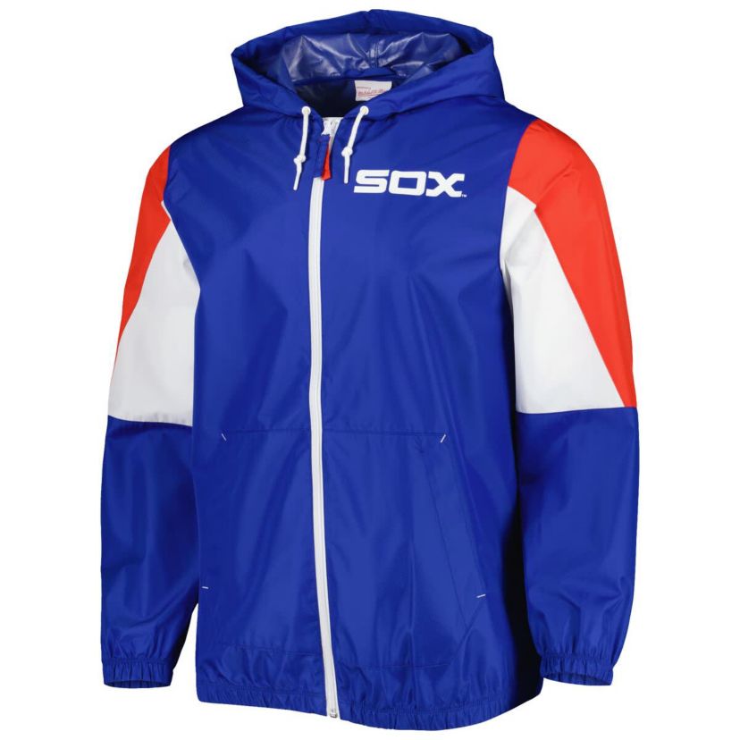 Chicago White Sox MLB Chicago Sox Throw It Back Full-Zip Windbreaker Jacket