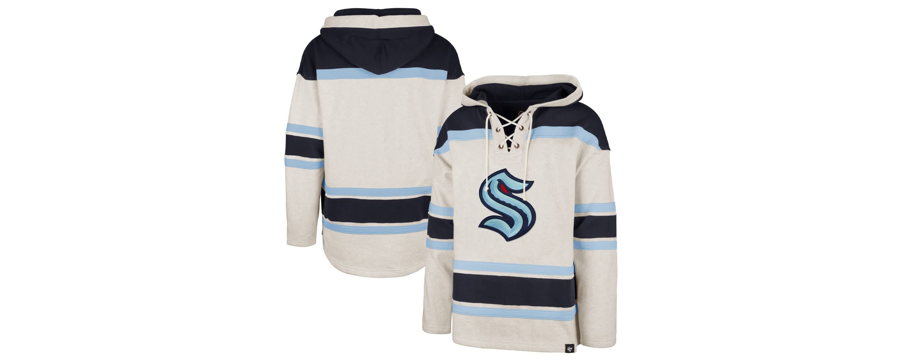 NHL Seattle Kraken Rockaway Lace-Up Pullover Hoodie