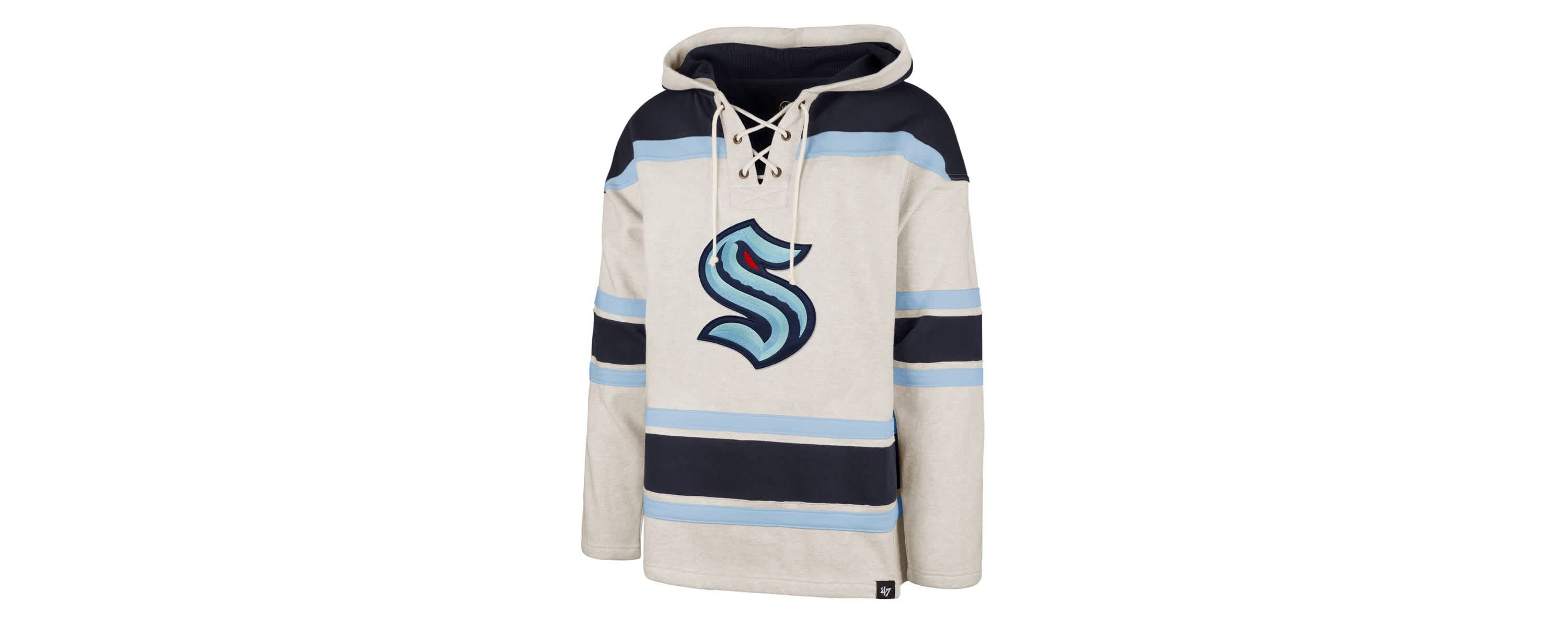 NHL Seattle Kraken Rockaway Lace-Up Pullover Hoodie