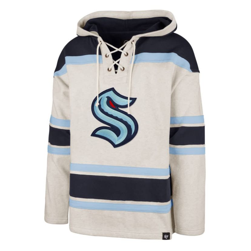 NHL Seattle Kraken Rockaway Lace-Up Pullover Hoodie