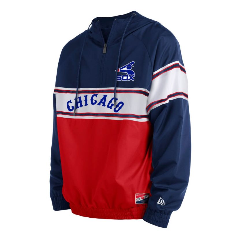 Chicago White Sox MLB Chicago Sox Ripstop Raglan Quarter-Zip Hoodie