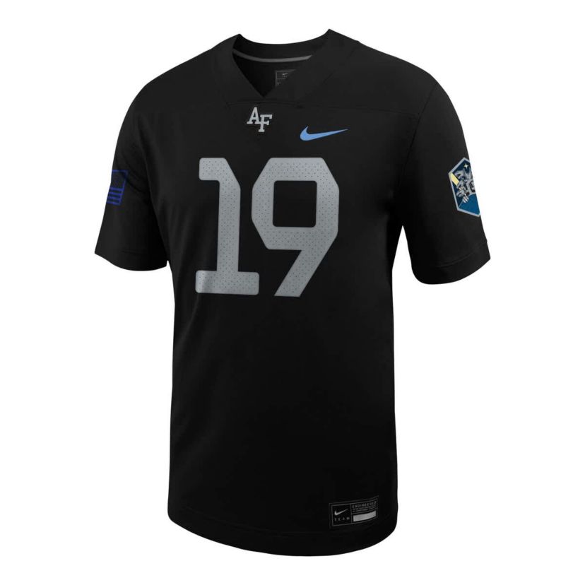 NCAA Nike #19 Air Force Falcons Space Force Rivalry Alternate Game Football Jersey