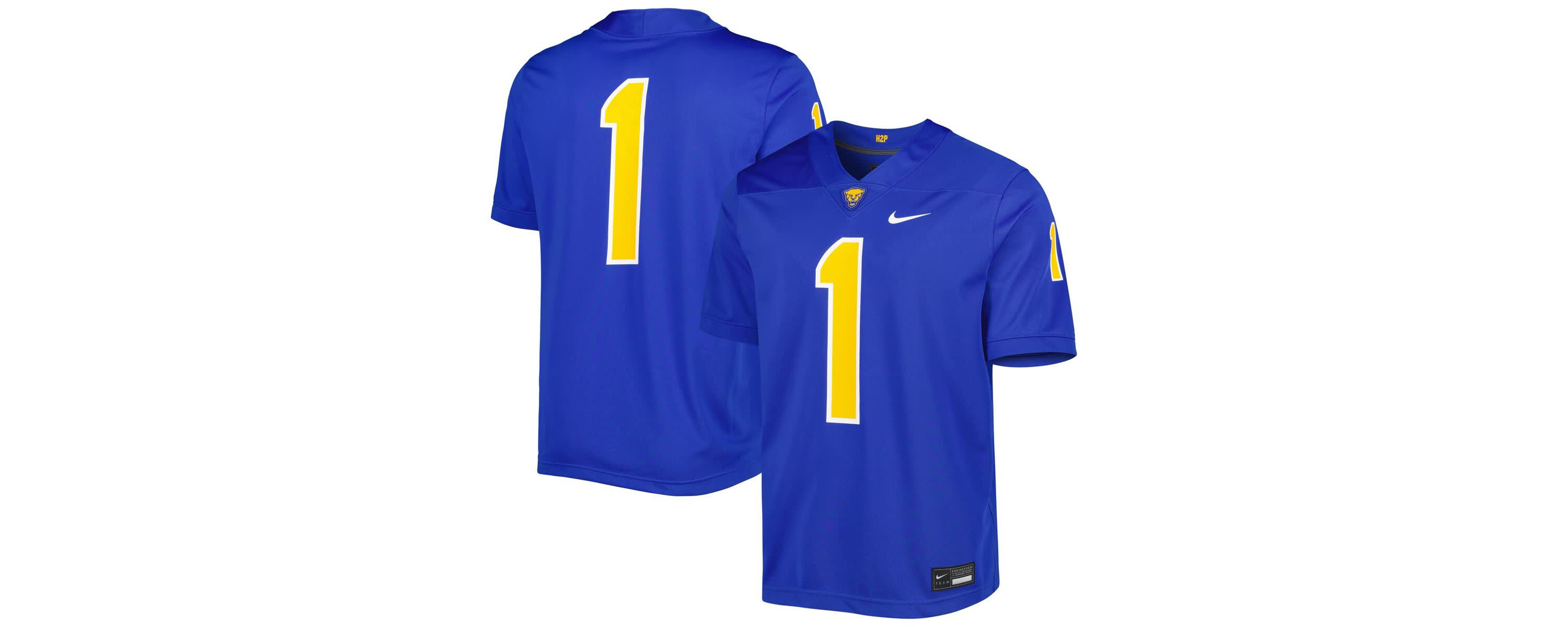 NCAA Nike #1 Pitt Panthers Untouchable Football Jersey