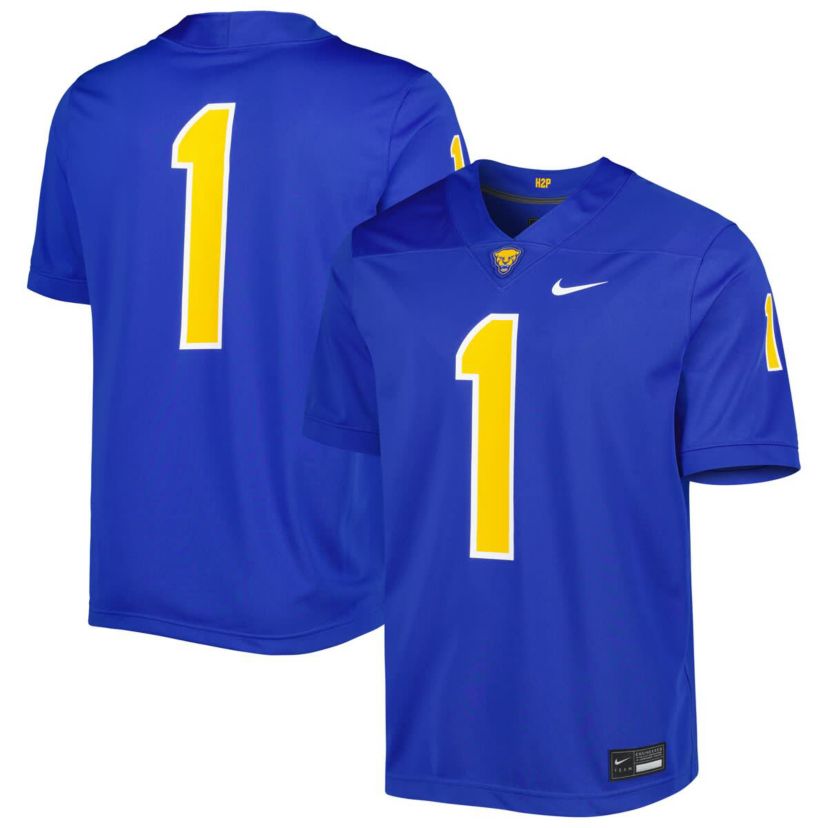 NCAA Nike #1 Pitt Panthers Untouchable Football Jersey