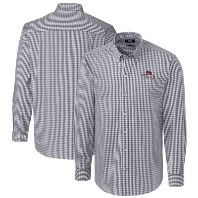 NCAA Bobby Bowden Florida State Seminoles Easy Care Gingham Long Sleeve Button-Down Shirt