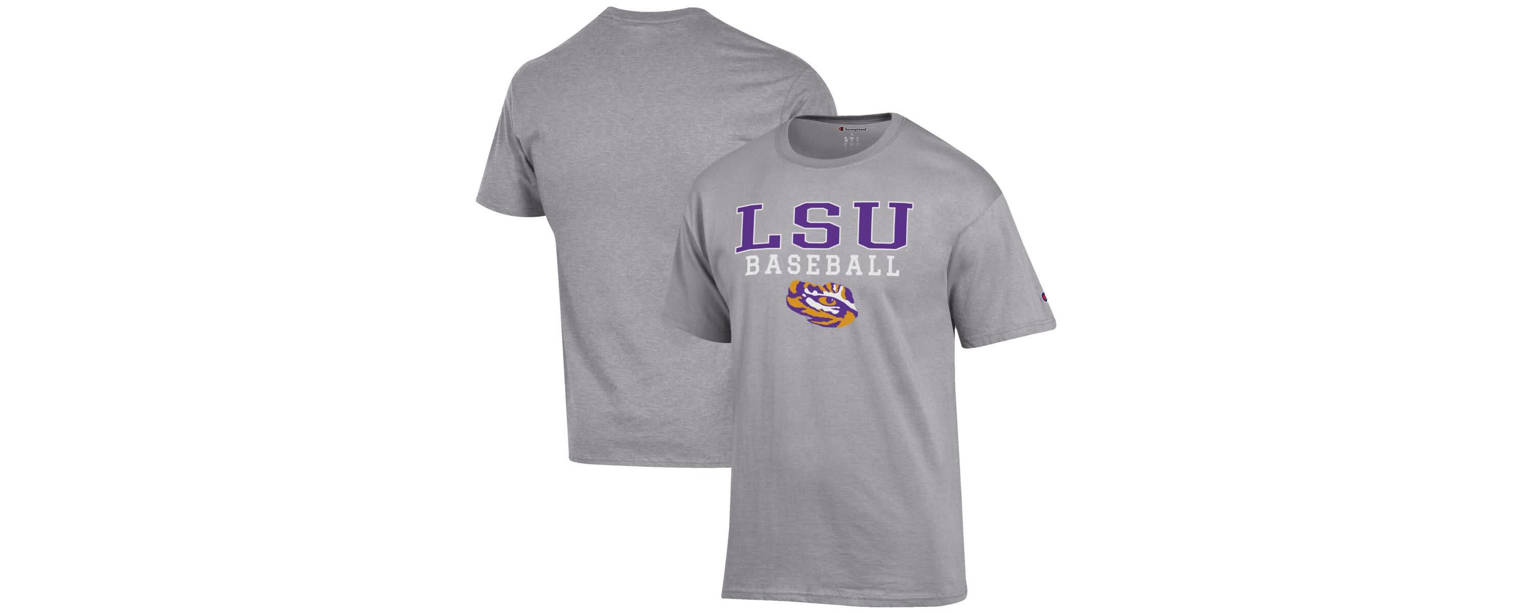 NCAA LSU Tigers Baseball Stack T-Shirt