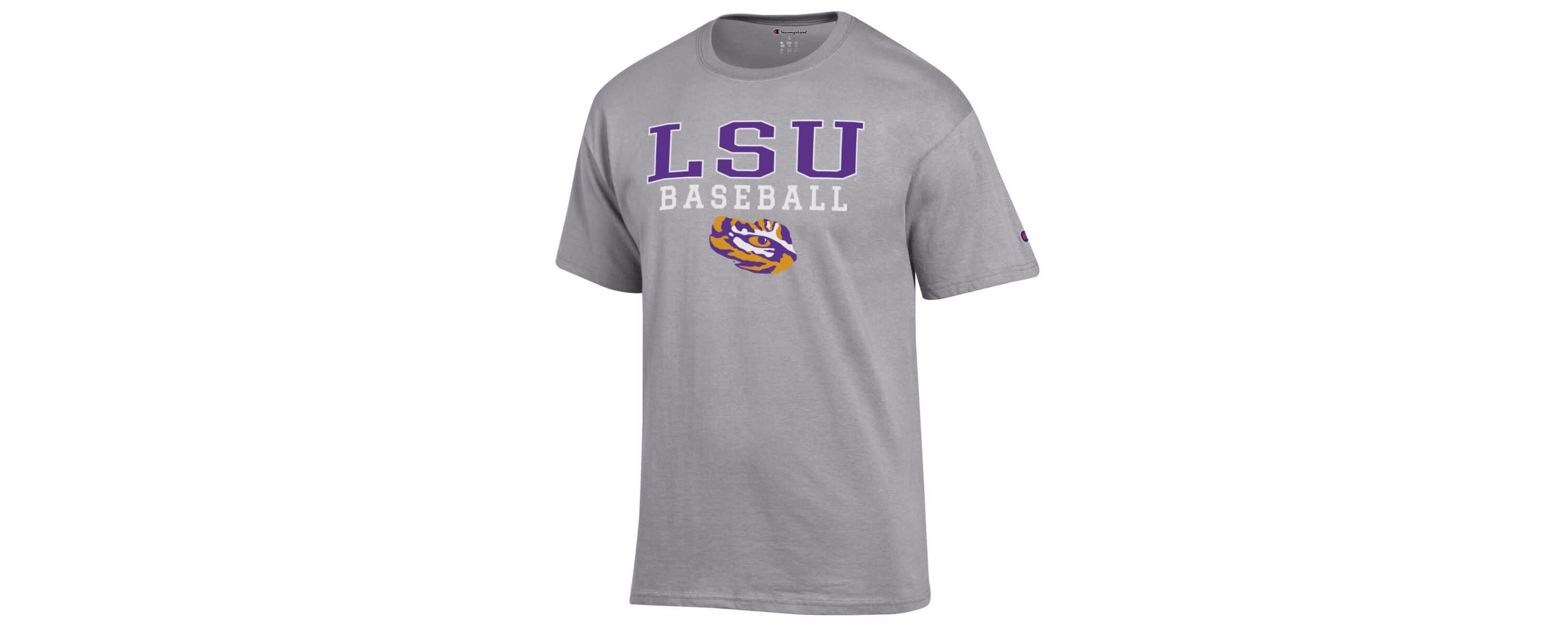 NCAA LSU Tigers Baseball Stack T-Shirt