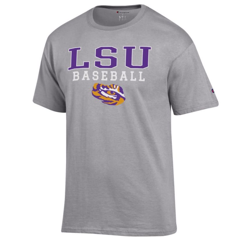 NCAA LSU Tigers Baseball Stack T-Shirt