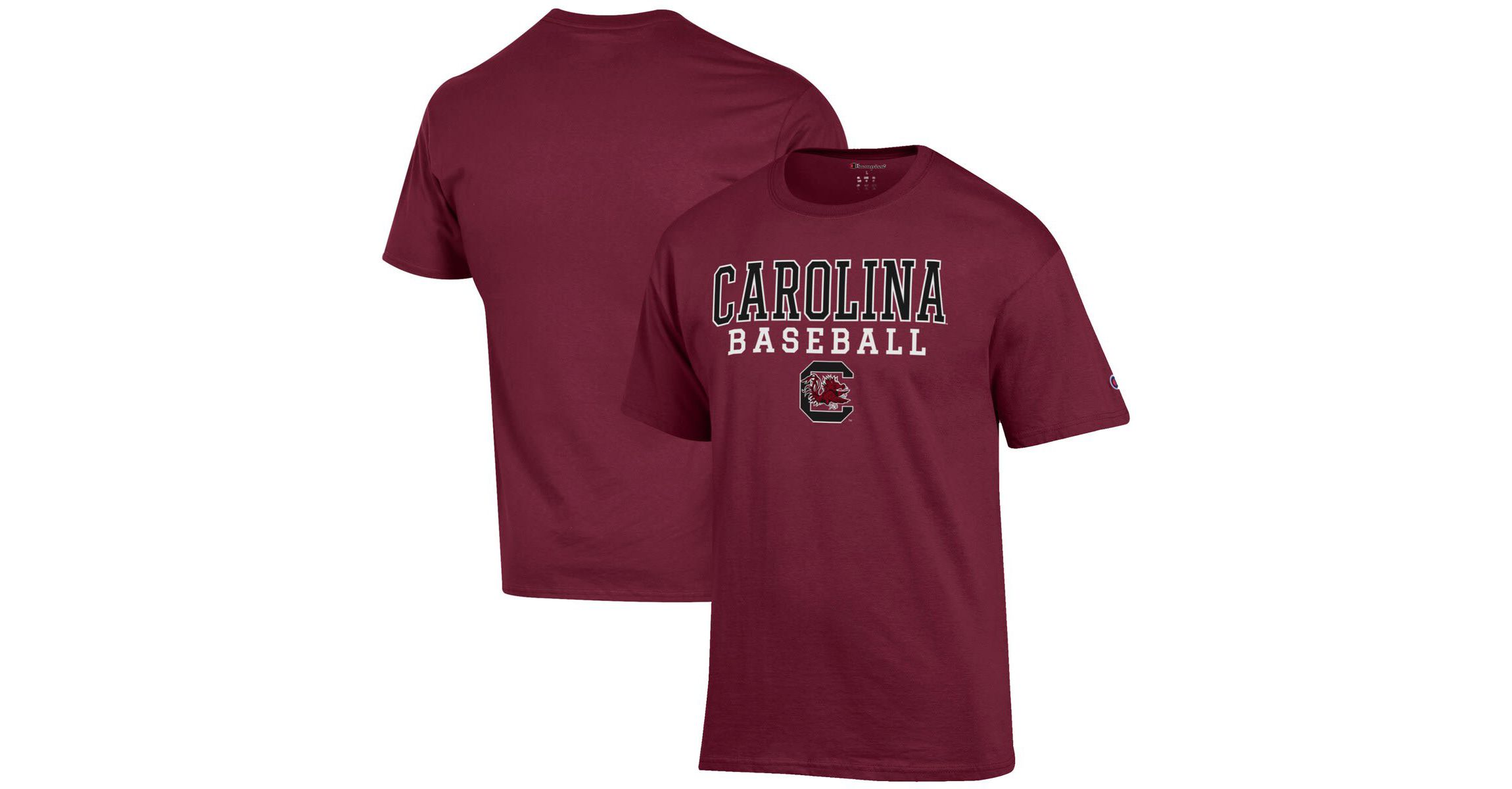 NCAA South Carolina Gamecocks Baseball Stack T-Shirt