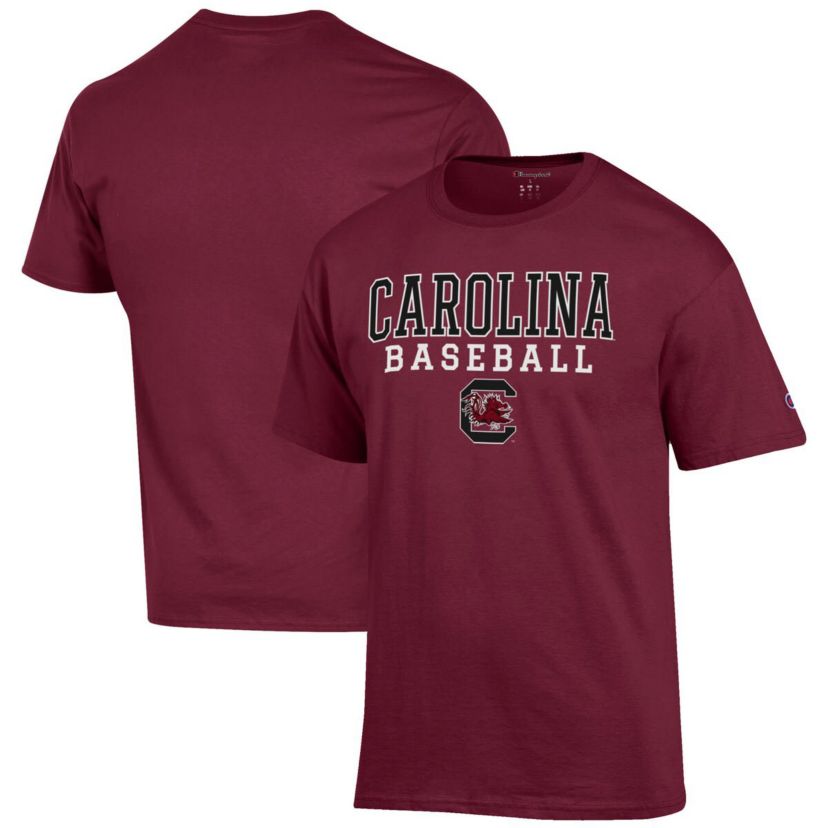 NCAA South Carolina Gamecocks Baseball Stack T-Shirt