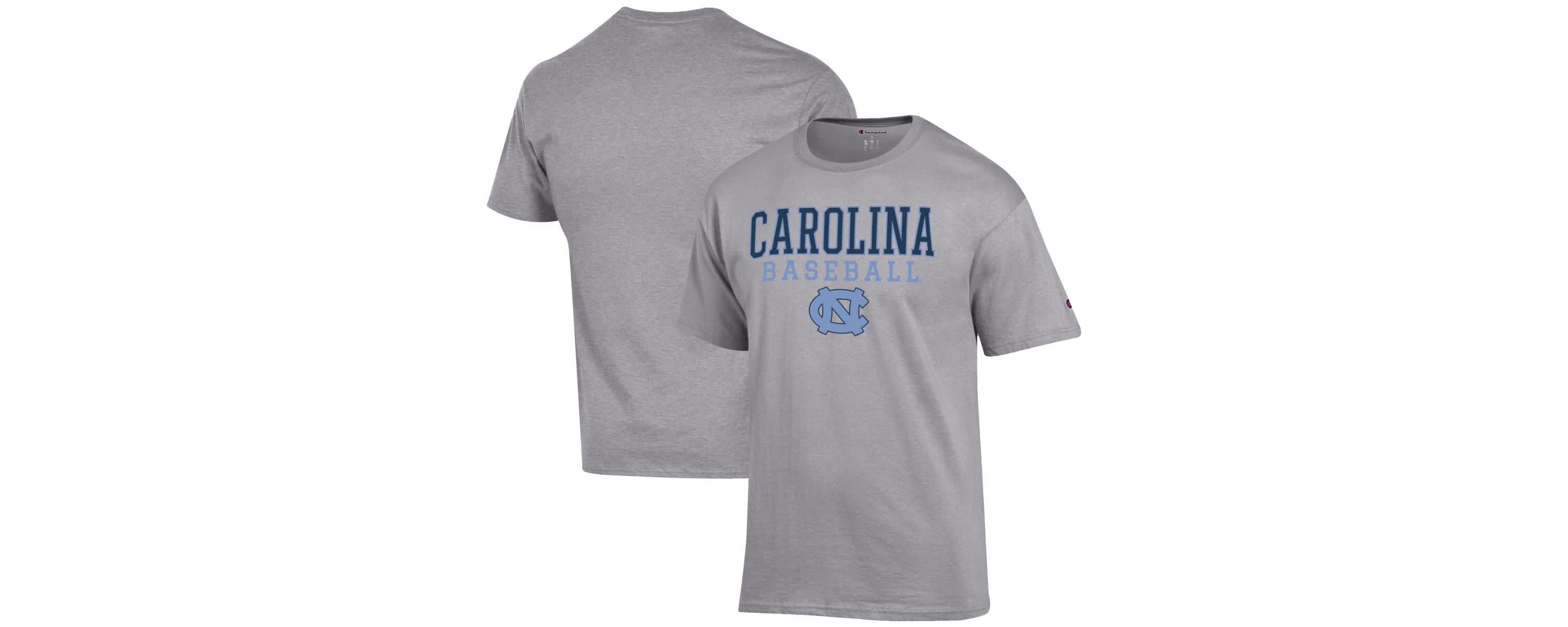 NCAA North Carolina Tar Heels Baseball Stack T-Shirt