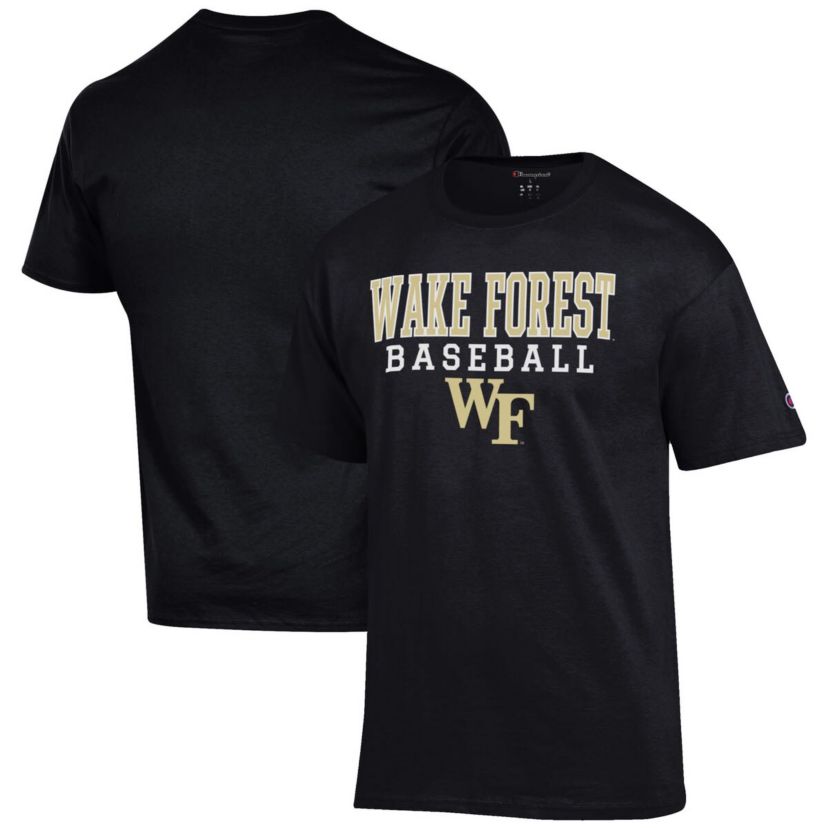 NCAA Wake Forest Demon Deacons Baseball Stack T-Shirt