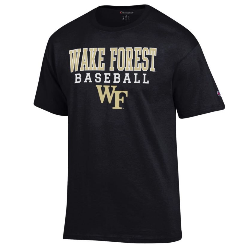 NCAA Wake Forest Demon Deacons Baseball Stack T-Shirt