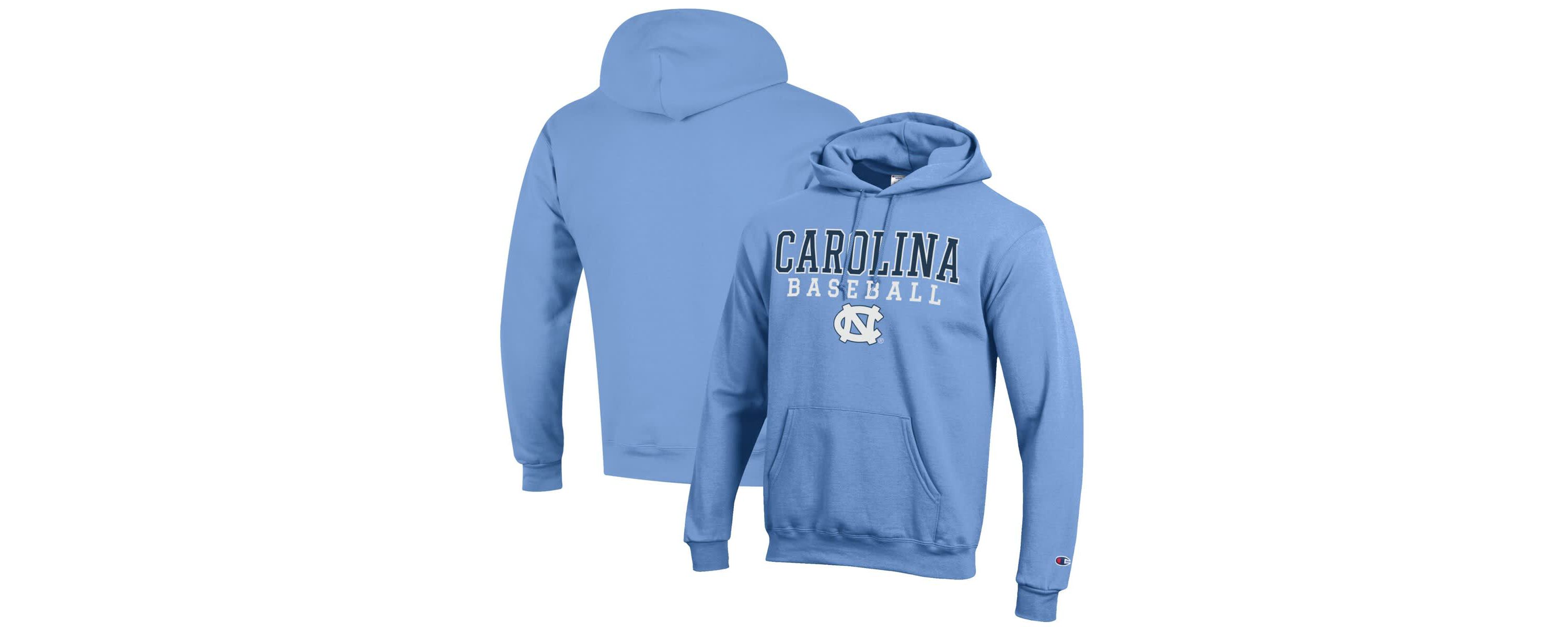 NCAA Carolina North Carolina Tar Heels Baseball Stack Pullover Hoodie