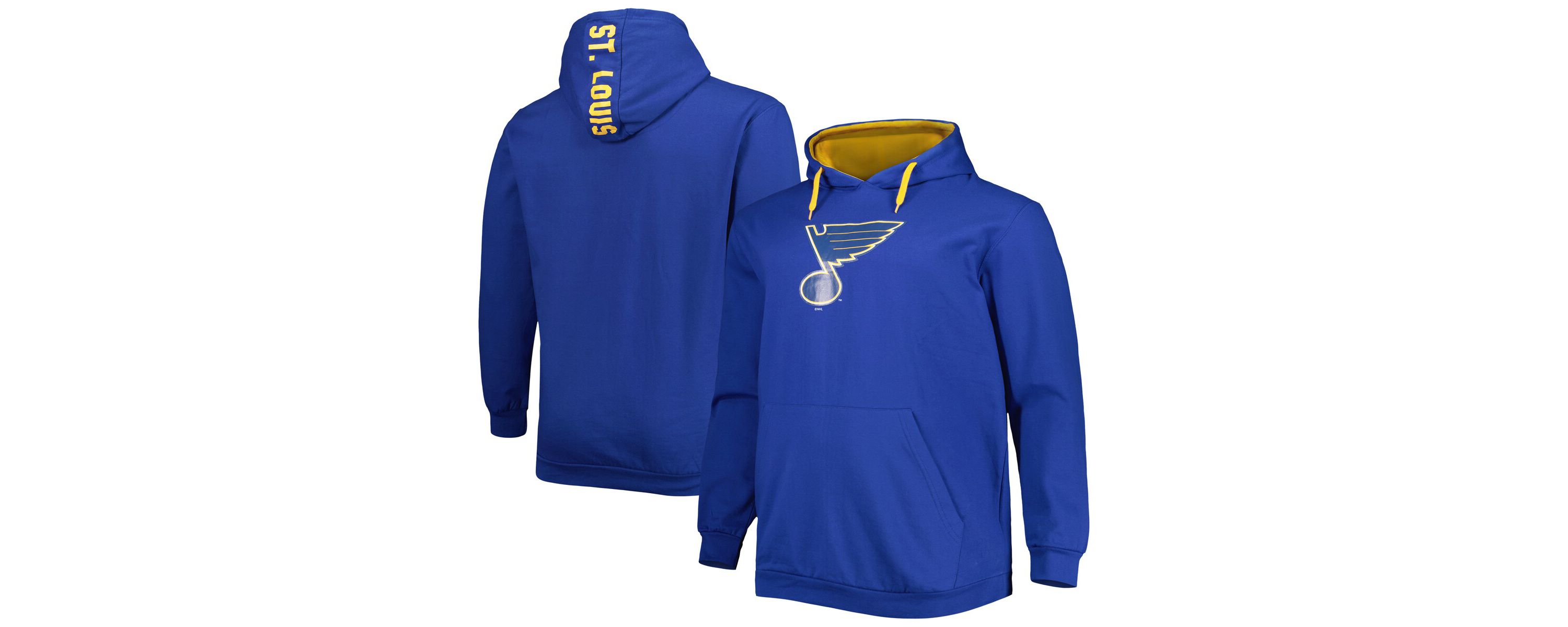NHL St. Louis Blues Big & Tall Fleece Pullover Hoodie
