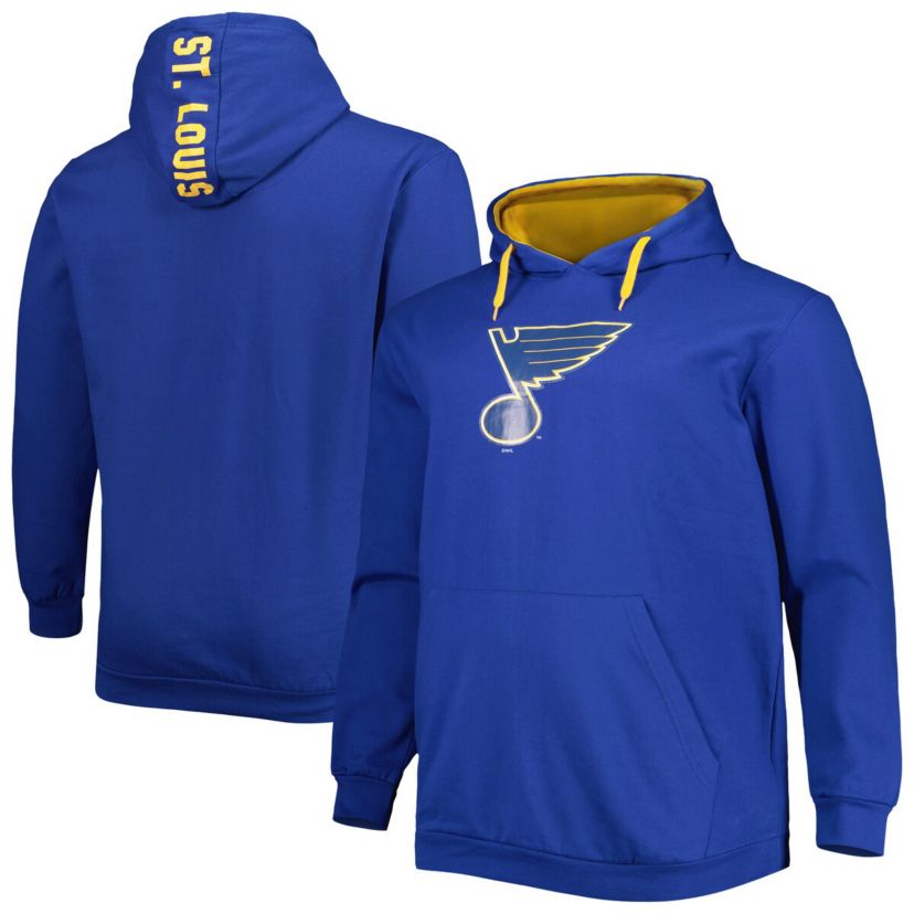 NHL St. Louis Blues Big & Tall Fleece Pullover Hoodie