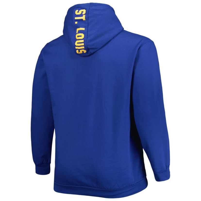NHL St. Louis Blues Big & Tall Fleece Pullover Hoodie