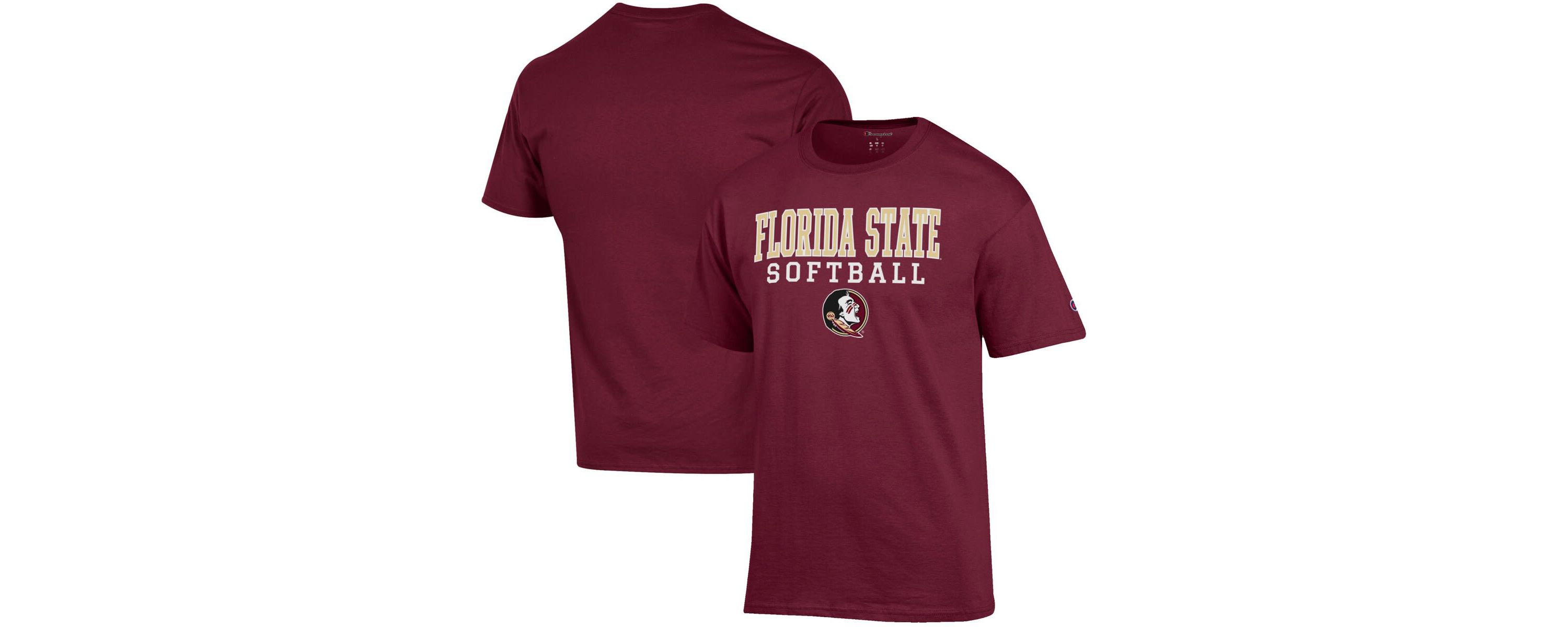 NCAA Florida State Seminoles Softball Stack T-Shirt