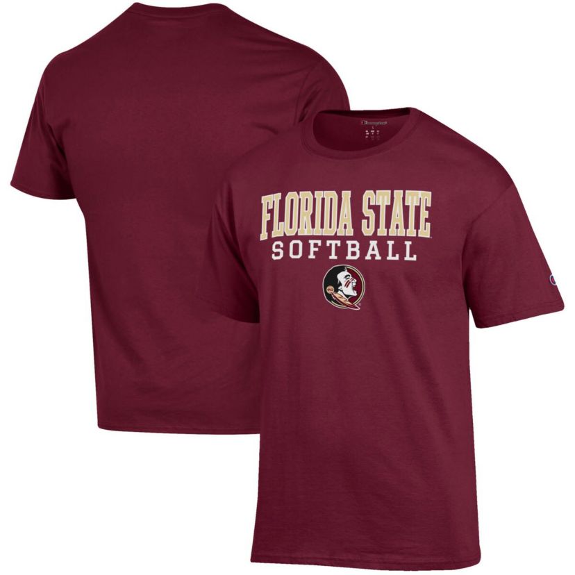 NCAA Florida State Seminoles Softball Stack T-Shirt