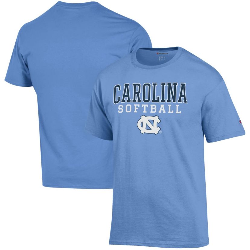 NCAA Carolina North Carolina Tar Heels Softball Stack T-Shirt