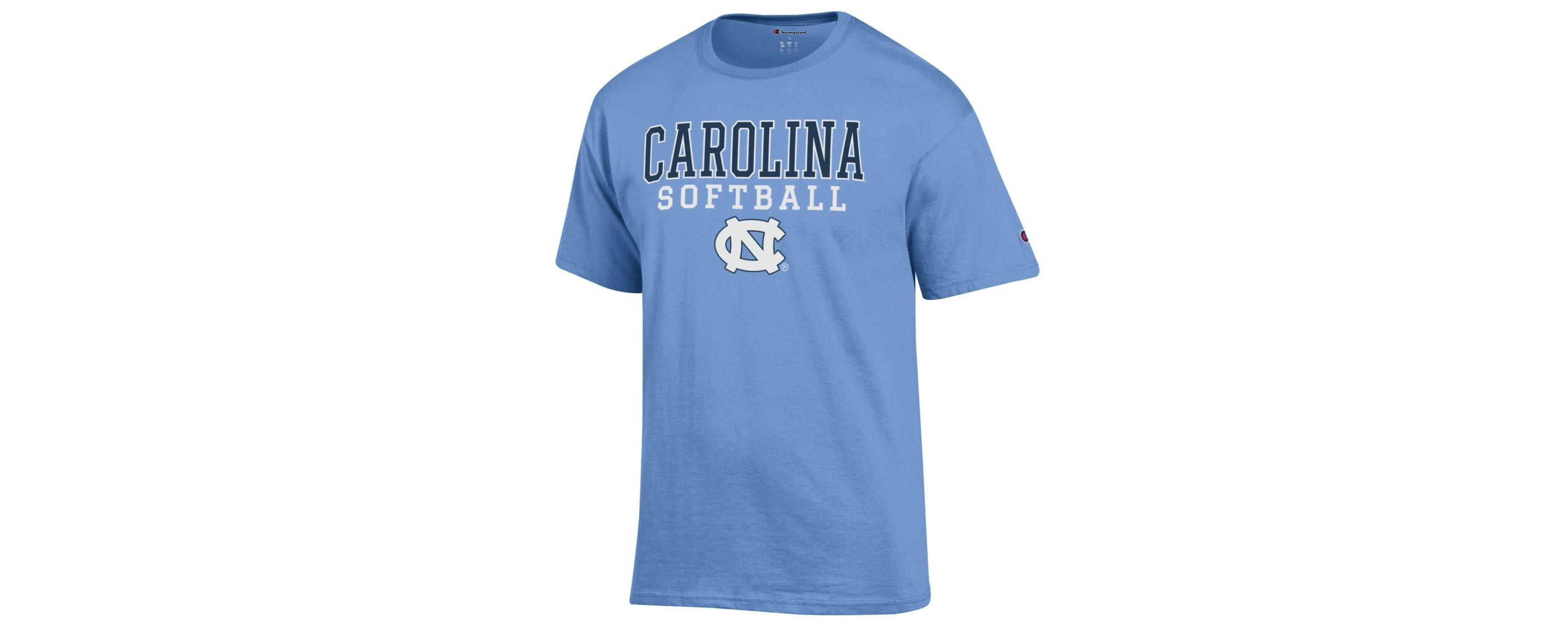 NCAA Carolina North Carolina Tar Heels Softball Stack T-Shirt