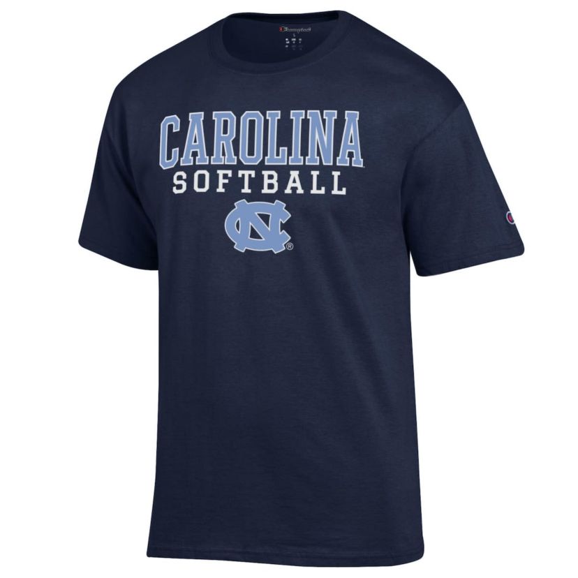 NCAA North Carolina Tar Heels Softball Stack T-Shirt