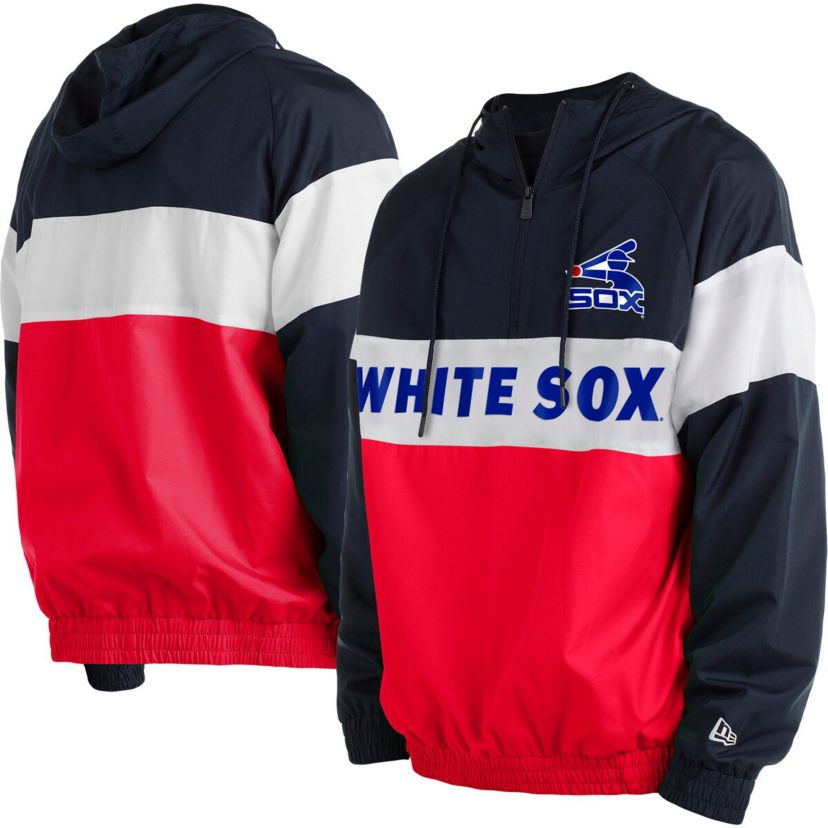 Chicago White Sox MLB Chicago Sox Raglan Quarter-Zip Hoodie