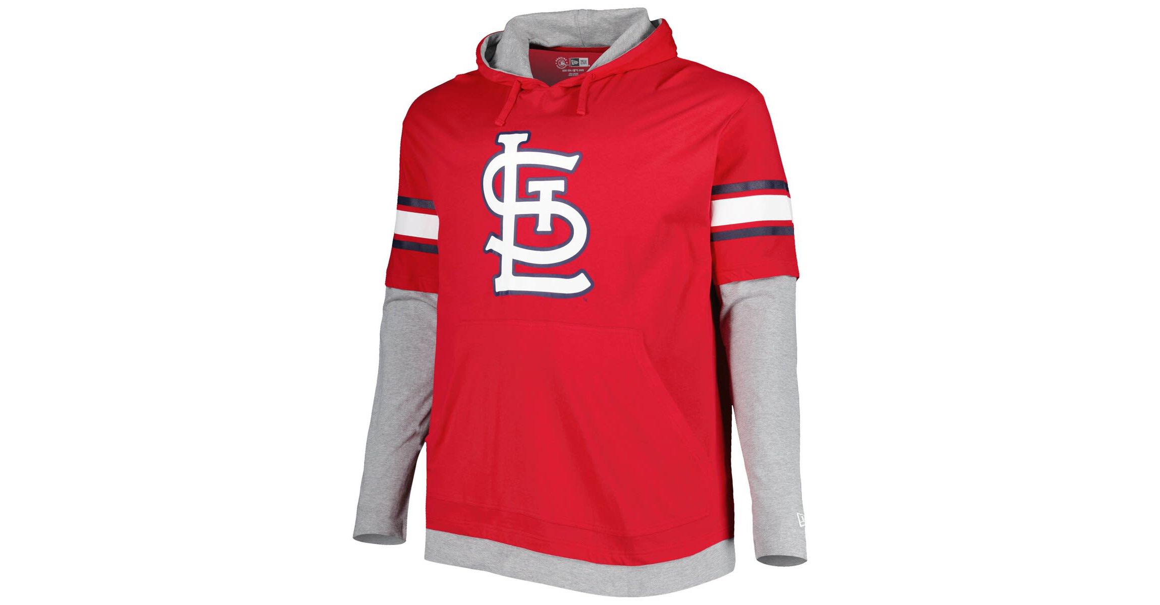 MLB St. Louis Cardinals Big & Tall Twofer Pullover Hoodie