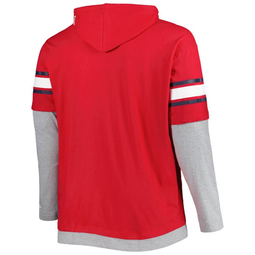 MLB St. Louis Cardinals Big & Tall Twofer Pullover Hoodie