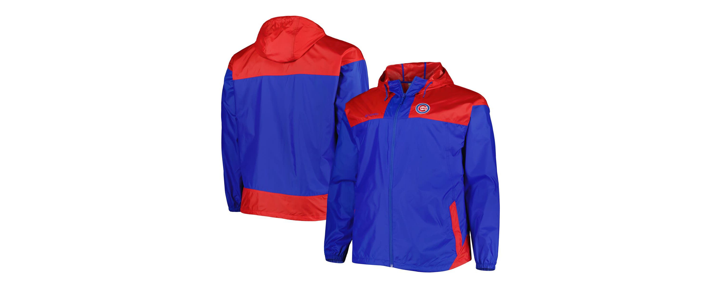 MLB Chicago Cubs Flash Forward Challenger Omni-Shade Full-Zip Windbreaker