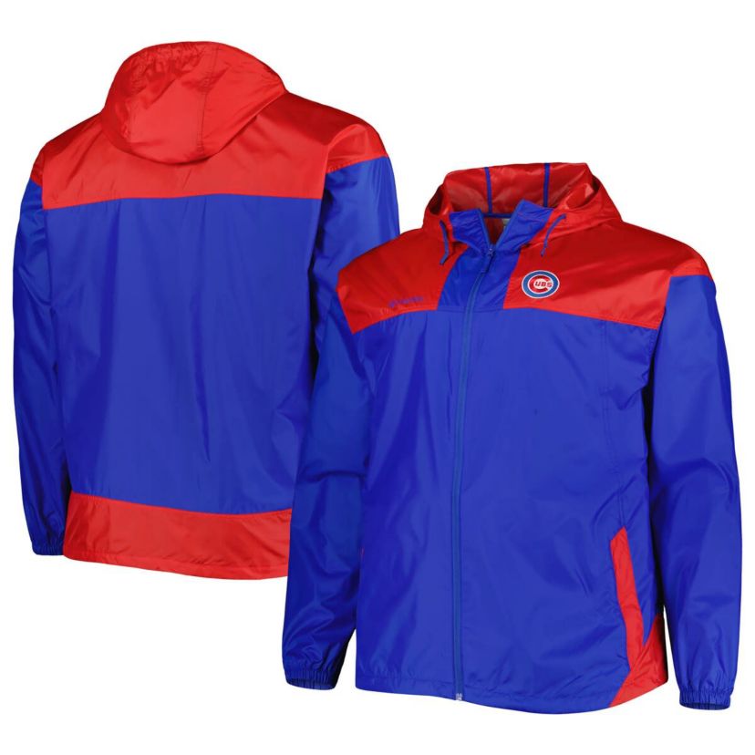 MLB Chicago Cubs Flash Forward Challenger Omni-Shade Full-Zip Windbreaker