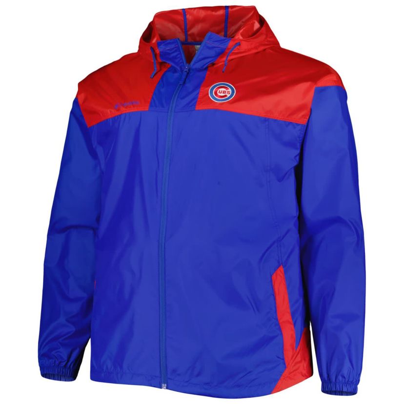 MLB Chicago Cubs Flash Forward Challenger Omni-Shade Full-Zip Windbreaker