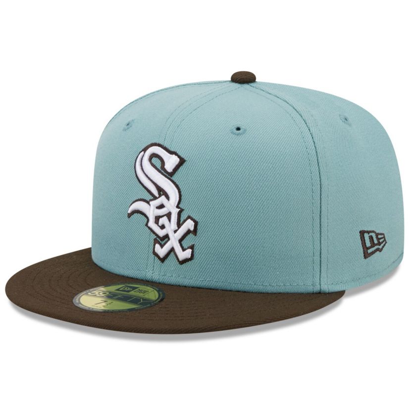 Chicago White Sox MLB Light Blue/Brown Chicago Sox 2005 World Series Beach Kiss 59FIFTY Fitted Hat