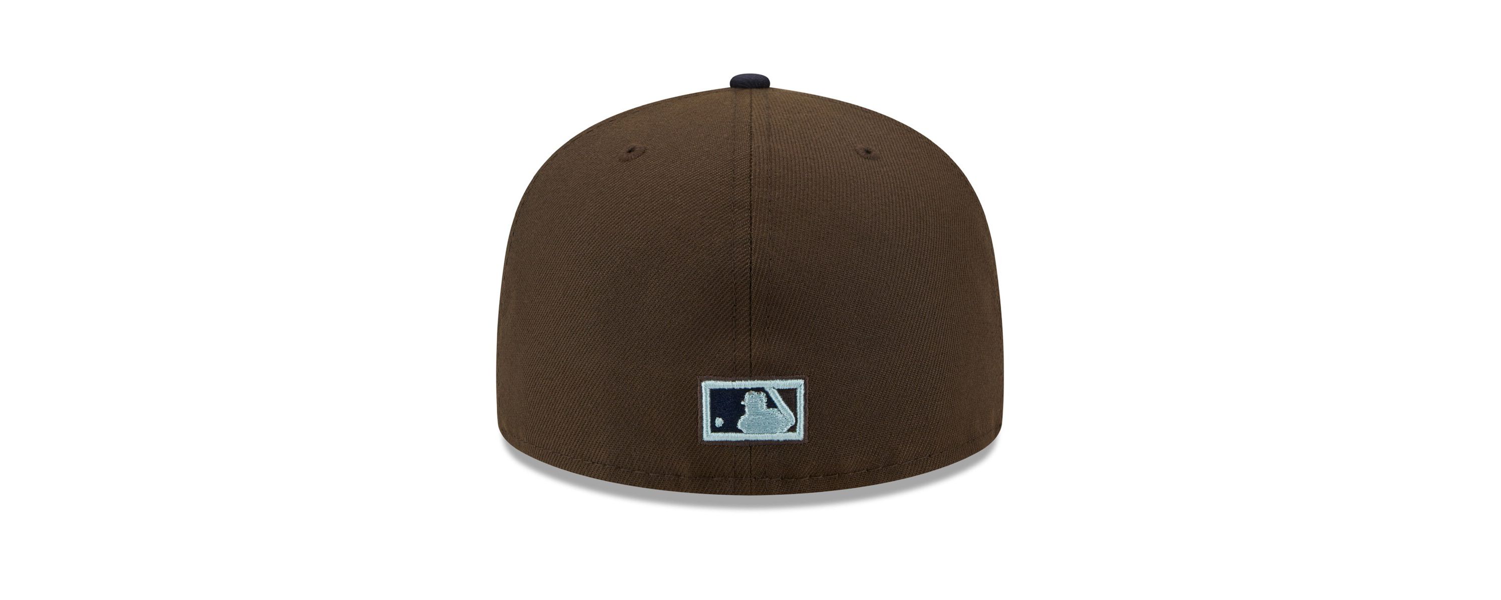 Chicago White Sox MLB Brown/Navy Chicago Sox Comiskey Park 75th Anniversary Walnut 9FIFTY Fitted Hat