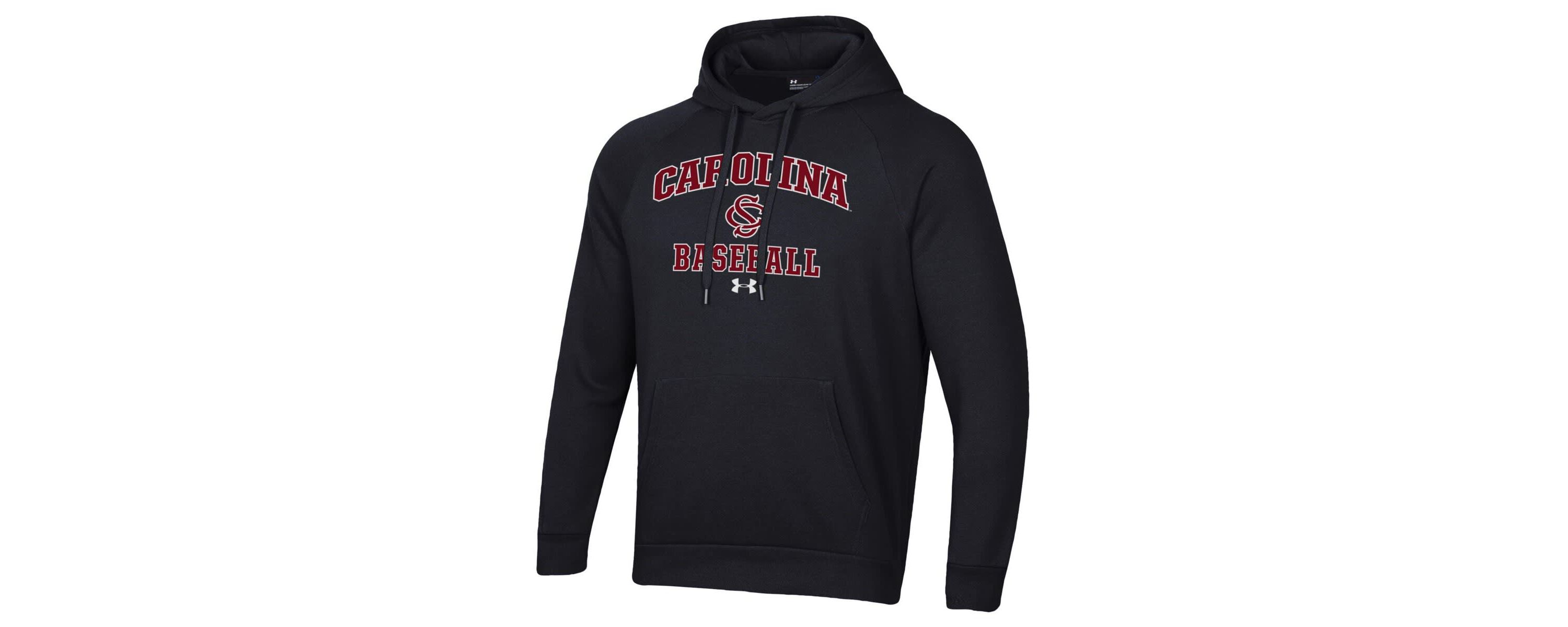 NCAA Under Armour South Carolina Gamecocks Baseball All Day Arch Fleece Pullover Hoodie