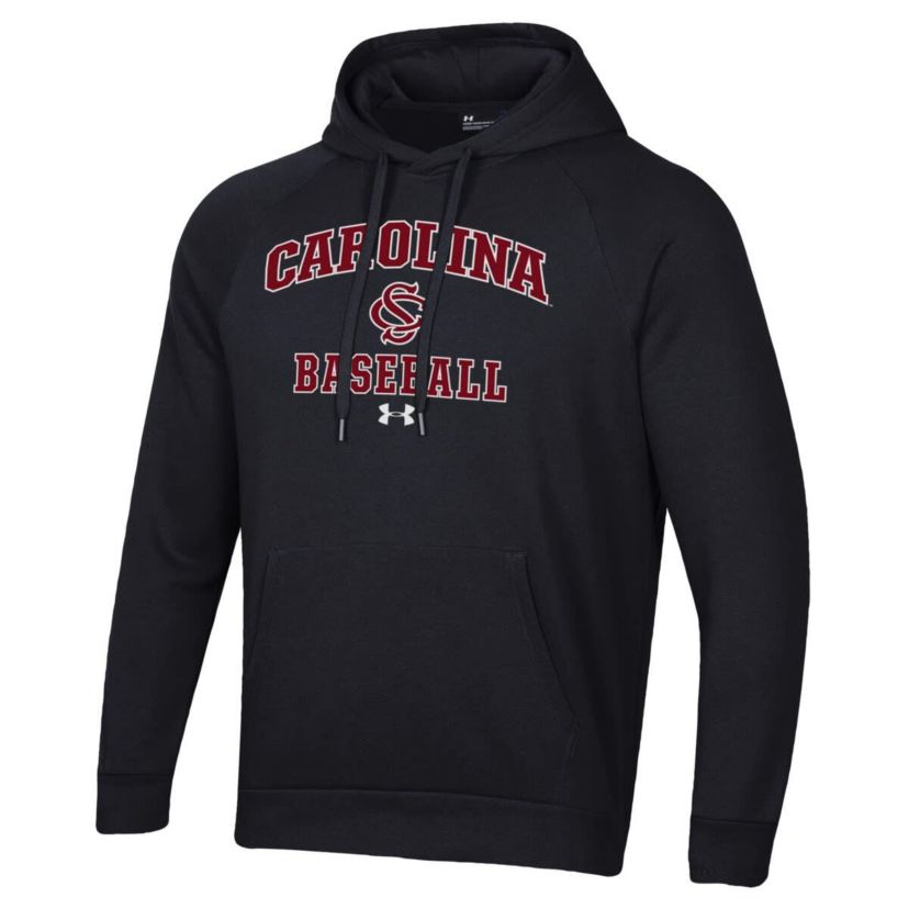 NCAA Under Armour South Carolina Gamecocks Baseball All Day Arch Fleece Pullover Hoodie