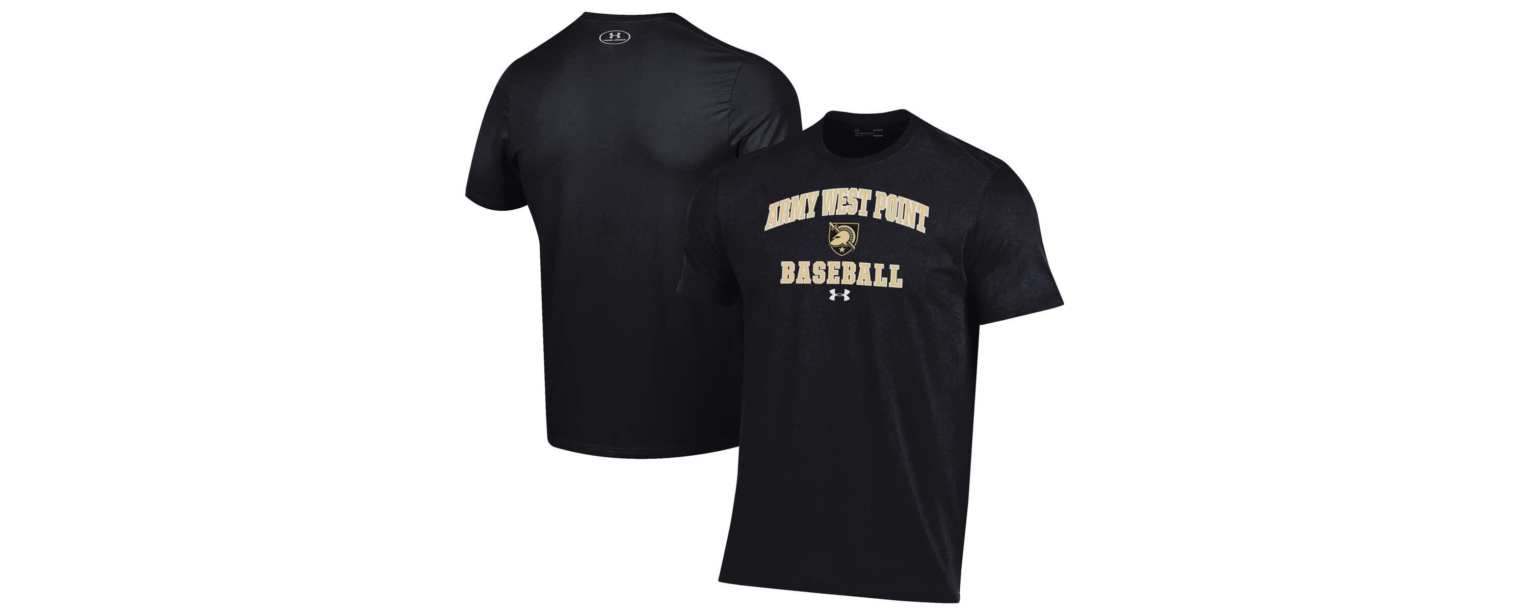 Army Black Knights NCAA Under Armour Army Knights Baseball Performance T-Shirt