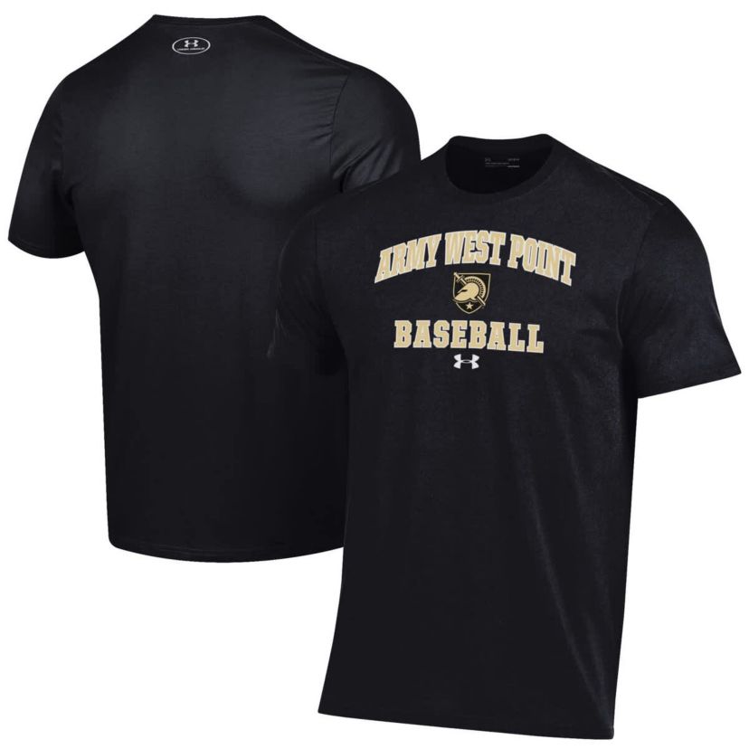 Army Black Knights NCAA Under Armour Army Knights Baseball Performance T-Shirt