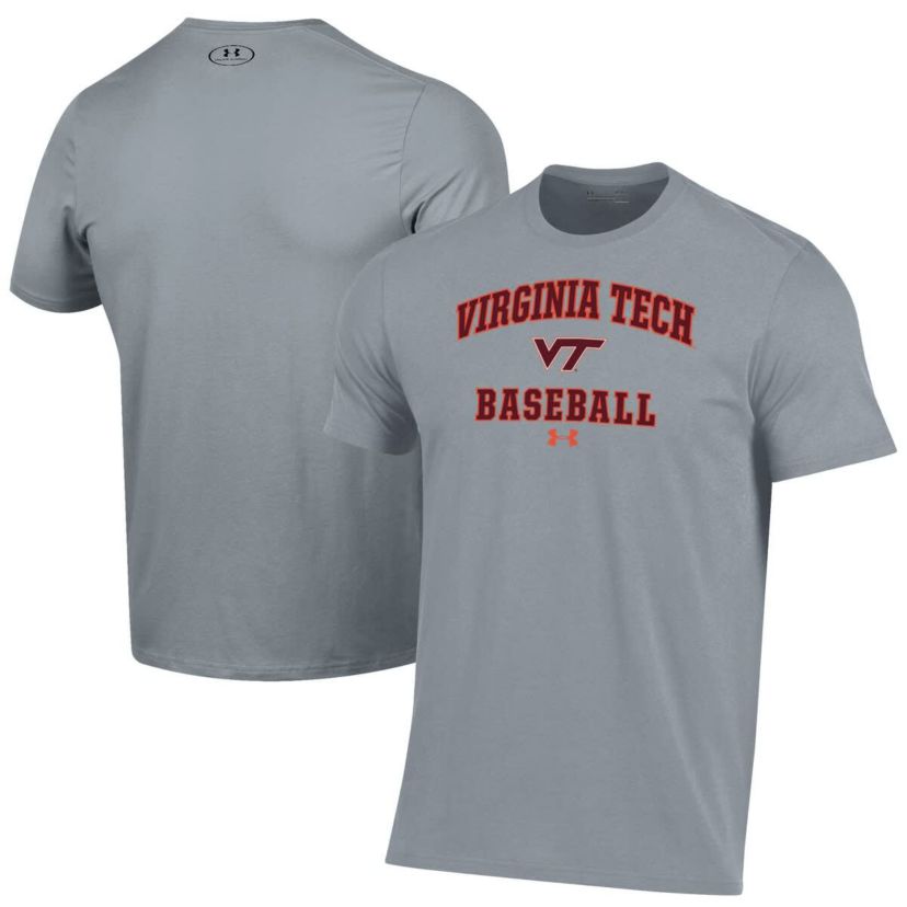 NCAA Under Armour Virginia Tech Hokies Baseball Performance T-Shirt