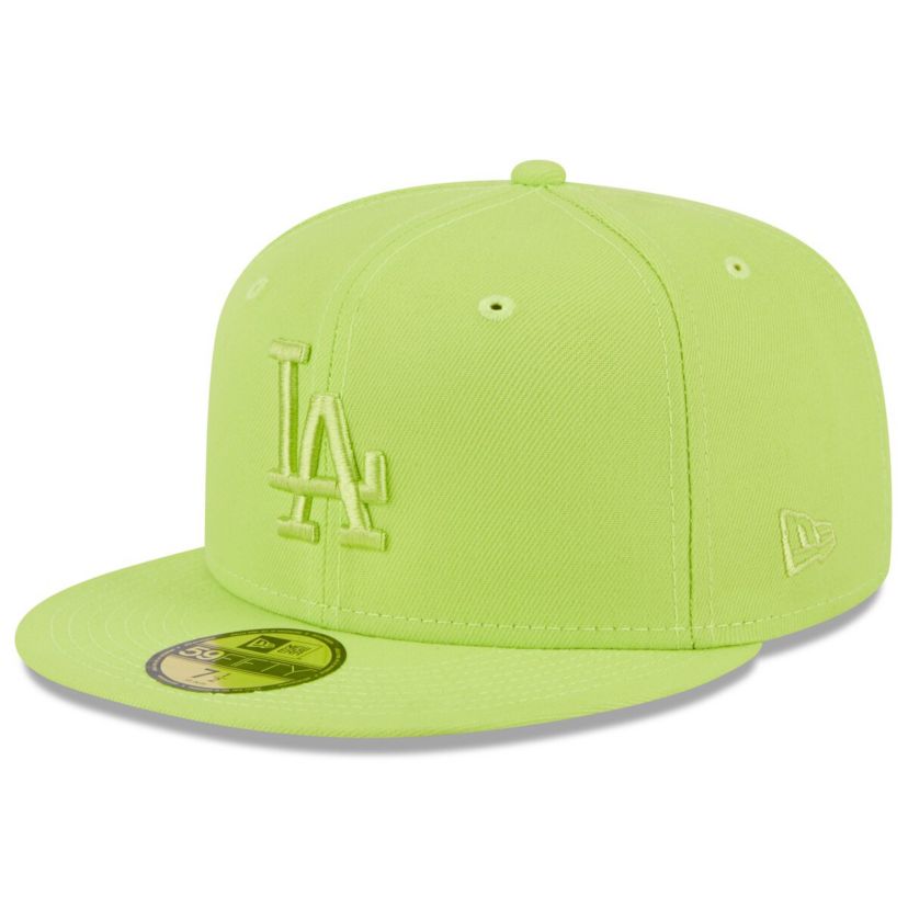 MLB Neon Los Angeles Dodgers 2023 Spring Color Basic 59FIFTY Fitted Hat