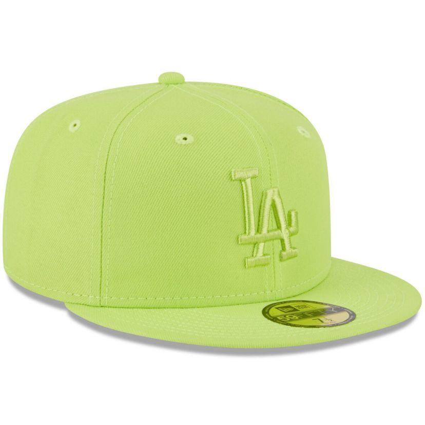 MLB Neon Los Angeles Dodgers 2023 Spring Color Basic 59FIFTY Fitted Hat