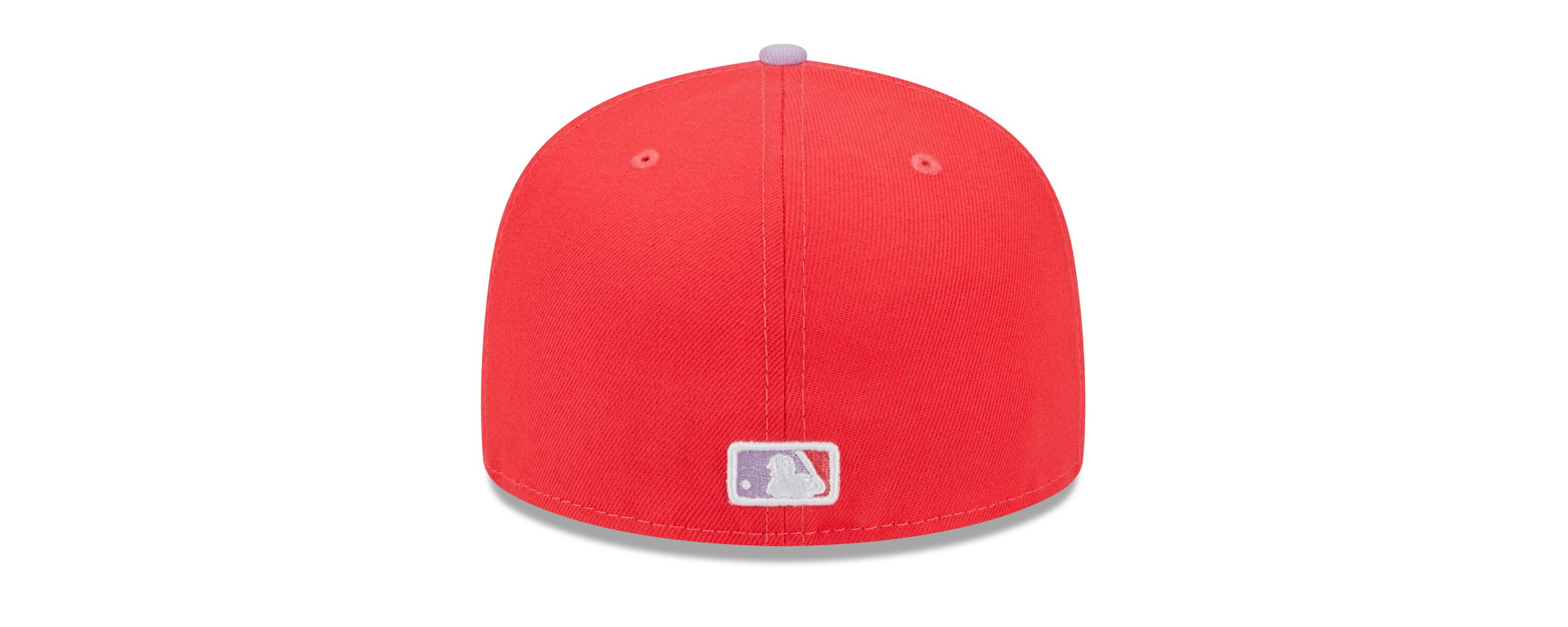 Boston Red Sox MLB Red/Lavender Boston Sox Spring Color Two-Tone 59FIFTY Fitted Hat