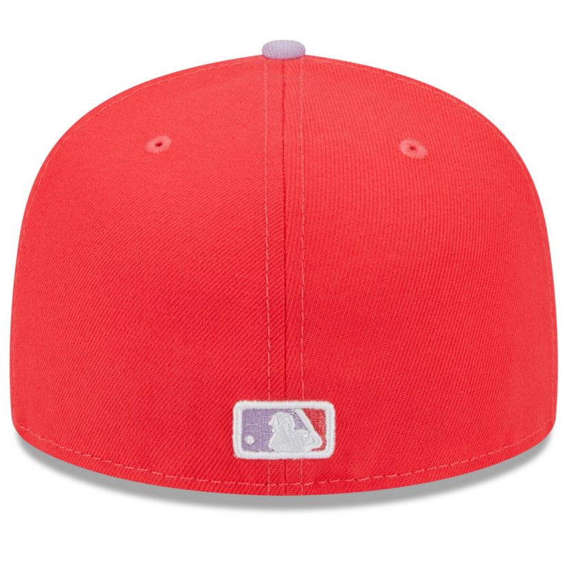 Boston Red Sox MLB Red/Lavender Boston Sox Spring Color Two-Tone 59FIFTY Fitted Hat
