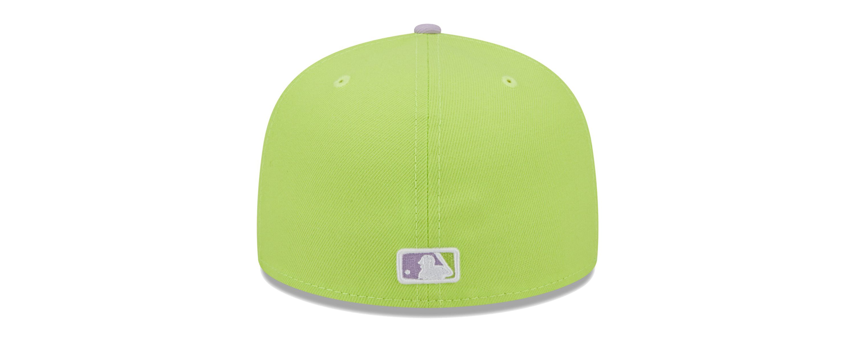 MLB Neon Green/Lavender New York Yankees Spring Color Two-Tone 59FIFTY Fitted Hat