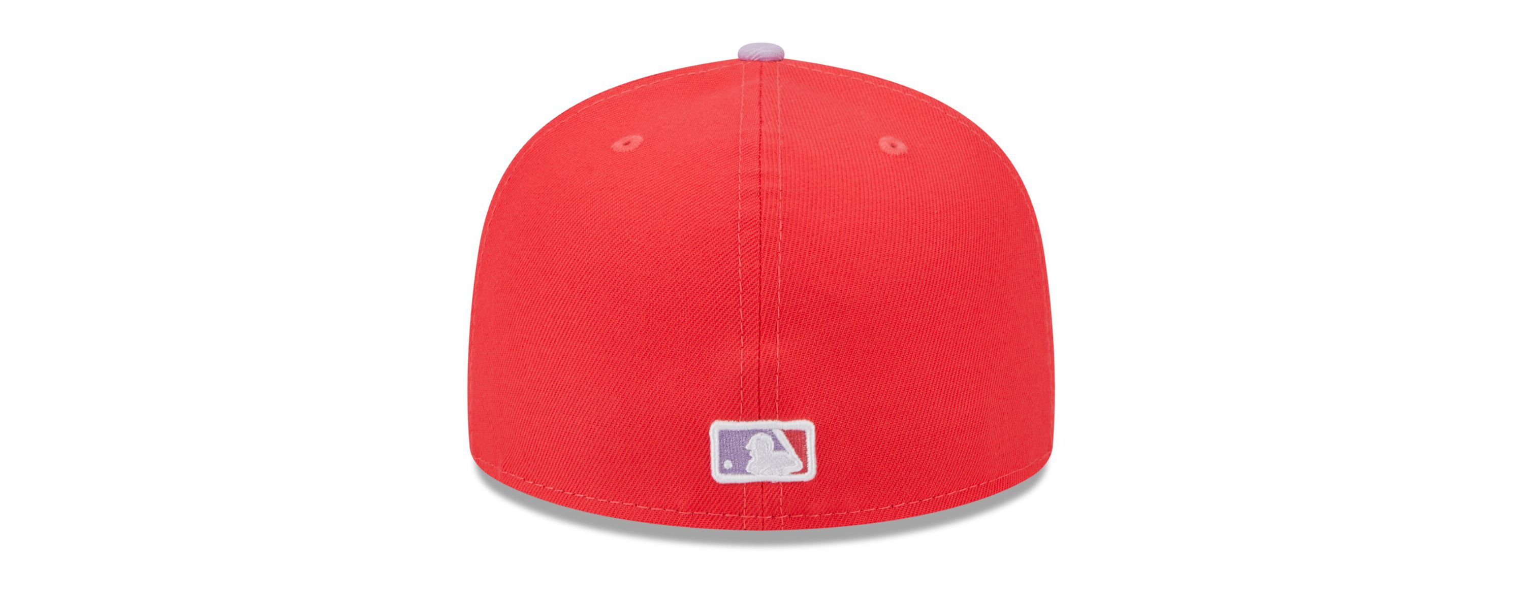 MLB Red/Lavender New York Yankees Spring Color Two-Tone 59FIFTY Fitted Hat
