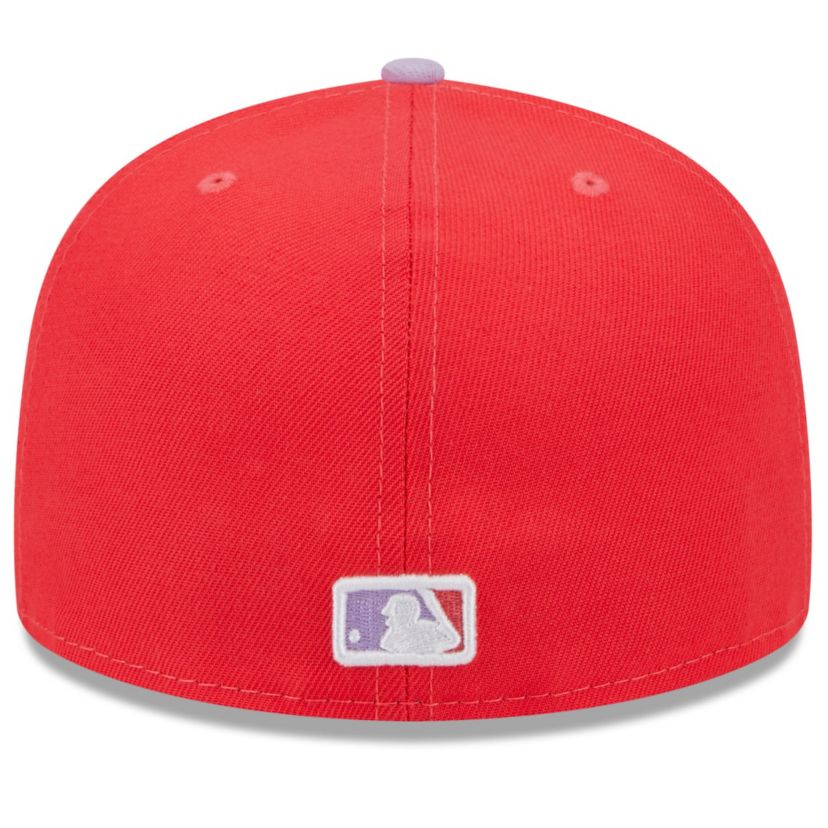 Oakland Athletics MLB Red/Lavender Athletics Spring Color Two-Tone 59FIFTY Fitted Hat