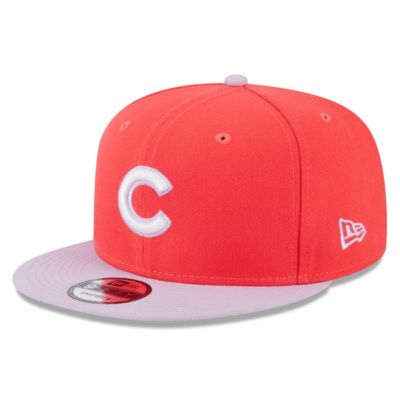 MLB Red/Purple Chicago Cubs Spring Basic Two-Tone 9FIFTY Snapback Hat