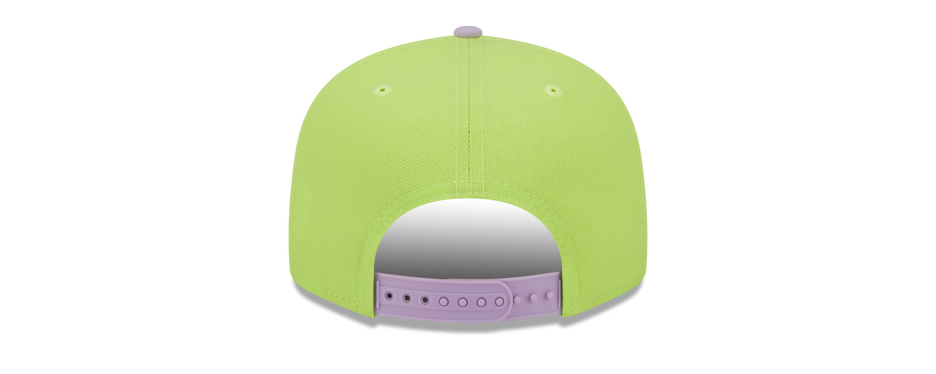 MLB Neon Green/Purple Los Angeles Dodgers Spring Basic Two-Tone 9FIFTY Snapback Hat