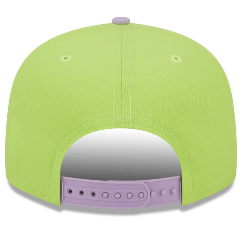 MLB Neon Green/Purple Los Angeles Dodgers Spring Basic Two-Tone 9FIFTY Snapback Hat