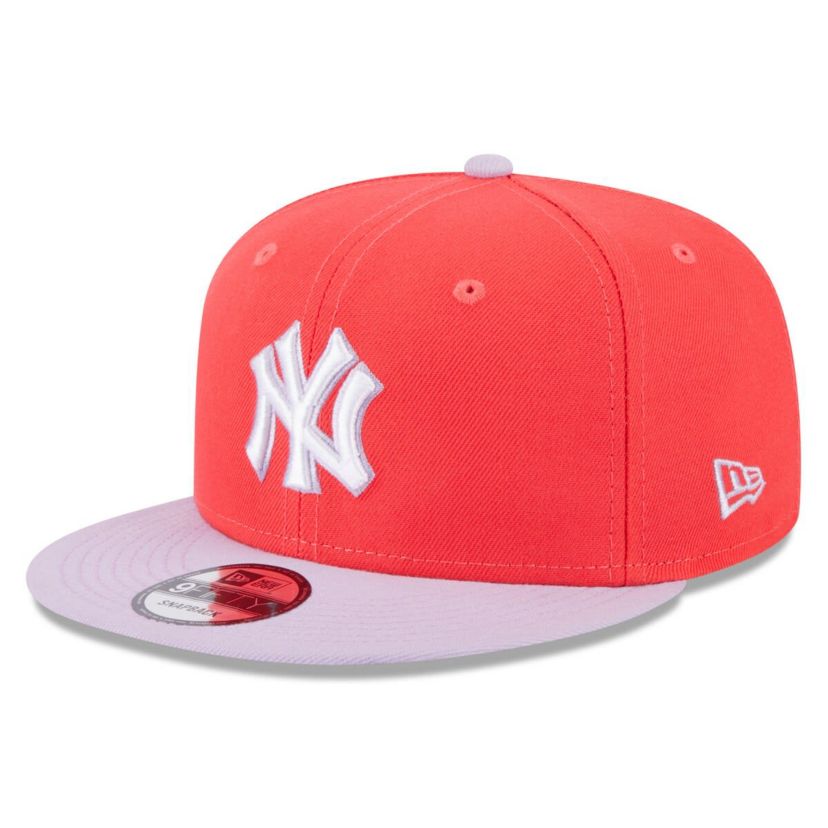 MLB Red/Purple New York Yankees Spring Basic Two-Tone 9FIFTY Snapback Hat